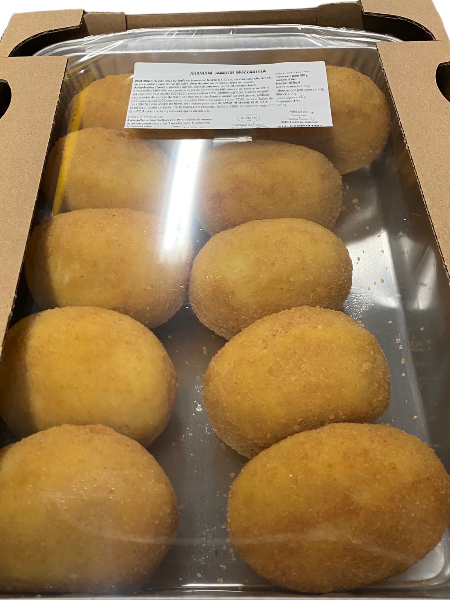 ARANCINI JAMBON MOZZARELLA